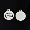 Alloy Spray Painted Enamel Pendants ENAM-S115-211-3