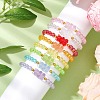 8Pcs 8 Colors Acrylic Beaded Stretch Bracelet Sets BJEW-JB11236-1