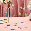 32Pcs 2 Style Transparent Acrylic Pendants TACR-NB0001-18-2