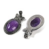 Natural Amethyst Pendants G-I370-09AS-07-2