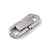 304 Stainless Steel Fold Over Clasps STAS-G307-11B-P-2