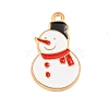 Christmas Theme Alloy Enamel Pendants ENAM-M221-01KCG-10-1