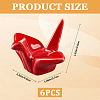 Paper Crane Ceramic Chopstick Stands DJEW-WH0058-12C-2