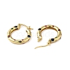 Cubic Zirconia Hoop Earrings EJEW-Z019-23A-G-2