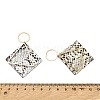 Brass with PU Leather Pendants FIND-Z048-08A-KCG-3