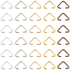 SUNNYCLUE 600Pcs 5 Colors Iron Triangle Rings IFIN-SC0001-55-1