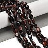 Natural Red Tiger Eye Beads Strands G-P497-01E-24-2