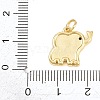 Brass Micro Pave Clear Cubic Zirconia Pendants KK-H273-20G-3