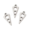 201 Stainless Steel Pendants STAS-A066-17P-2