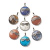 Mixed Gemstone Pendants G-H251-A-1