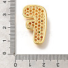 Brass Cubic Zirconia Pendants KK-M295-13G-F-3