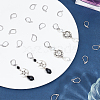 Beebeecraft 100Pcs 2 Style 304 Stainless Steel Leverback Earring Findings STAS-BBC0004-16-4
