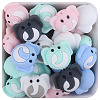 10Pcs 5 Styles Elephant Silicone Beads JX698A-1