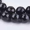 Natural Madagascar Black Agate Bead Strands G-N213C-56-3