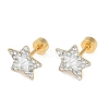 Star Glass & Polymer Clay Rhinestone Ear Fake Plugs EJEW-H105-29G-5