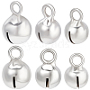 6Pcs 3 Styles 925 Sterling Silver Pendants STER-BBC0007-87-1