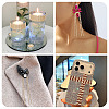 8m 4 Colors Brass Rhinestone Strass Chains CHC-TA0001-41-7