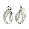 Non-Tarnish 304 Stainless Steel Stud Earrings EJEW-G400-08P-1