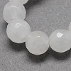 Natural White Jade Bead Strands G-R166-8mm-03-1