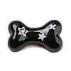 Black & Pink Opaque Resin Cabochons LS-CRES-P026-A01-1