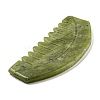 Natural Xiuyan Jade Massage Combs AJEW-K045-01A-2