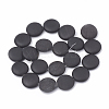 Natural Black Stone Beads Strands G-S330-02-1