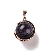 Natural Amethyst Pendants G-A212-01RG-02-2