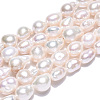 Natural Baroque Pearl Keshi Pearl Beads Strands PEAR-S020-F01-01-3