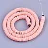 Handmade Polymer Clay Beads X-CLAY-R067-8.0mm-18-1