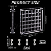 36 Grids Acrylic Shell Storage Box with Lid ODIS-WH0061-46-2