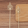 Alloy Hair Comb Findings PW-WG54776-03-1