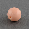 Solid Chunky Bubblegum Acrylic Ball Beads SACR-R835-8mm-07-2