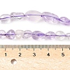 Natural Light Amethyst Nuggets Beads Strands G-J335-11-2