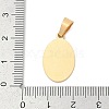 Ion Plating(IP) 304 Stainless Steel Pendants STAS-H356-07G-3