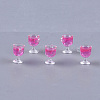 Resin Cup Pendants CRES-S359-11B-2