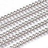 Non-Tarnish Handmade 304 Stainless Steel Curb Chains STAS-F229-06A-P-1