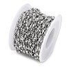 Tarnish Resistant 304 Stainless Steel Ball Link Chains CHS-L015-39-4