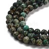 Natural African Turquoise(Jasper) Beads Strands G-G140-A11-03-4