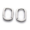 Tarnish Resistant 304 Stainless Steel Huggie Hoop Earrings STAS-J033-11A-P-2