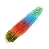 Gradient Color Baking Painted Glass Bead Strands DGLA-A039-T4mm-A015-1