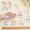 CREATCABIN 13Pcs 13 Style Horse Iron on Patches Heat Transfer Stickers DIY-CN0001-70-3