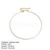 Elegant High-Quality Non-Fading 3mm Round Natural Pearl Beaded Necklaces for Women VI2074-2-1