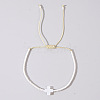 Bohemian Shell Cross Bracelets DE3960-7-1