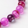 Natural Striped Agate/Banded Agate Beads X-AGAT-8D-5-3