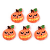 Halloween Opaque Resin Cabochons RESI-T055-05-1