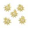 Brass Micro Pave Cubic Zirconia Pendants KK-E068-VB427-2