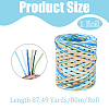 6 Colors Raffia Paper Cords OCOR-WH0063-110D-2