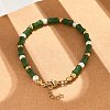 304 Stainless Steel Beaded Bracelets for Women BJEW-M056-08G-03-5