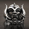 Alloy Skull Finger Ring SKUL-PW0002-024E-P-1