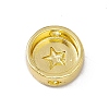 Brass Enamel Beads KK-F814-03G-04-3